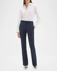 Theory - Traceable Wool Slim Straight-leg Trousers