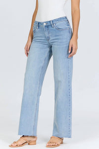 Dear John Denim - Drew Straight Leg Low Rise Jeans