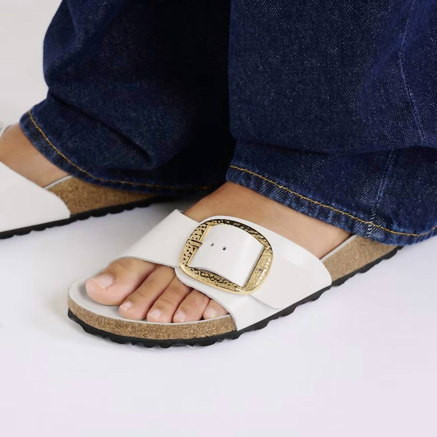 Birkenstock - Women's Madrid Hammered Big Buckle Narrow Sandal