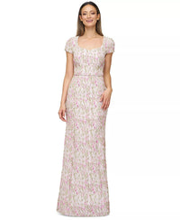 Js Collections - Embroidered Sweetheart Mermaid Gown