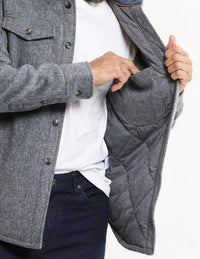 Jachs New York - Luxe Soft-Blend Quilt Lined Overshirt