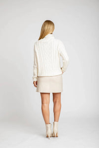 The Burgess Collection - Payton Vegan Leather Mini Skirt
