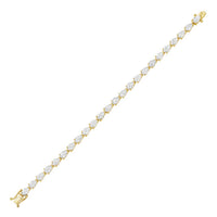 Diana M Jewels - Women's Pear Lab-Grown Diamond Jewelry Bracelet (56.00 Ct) - Signature
