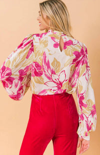 Flying Tomato - Ashley Floral Blouse