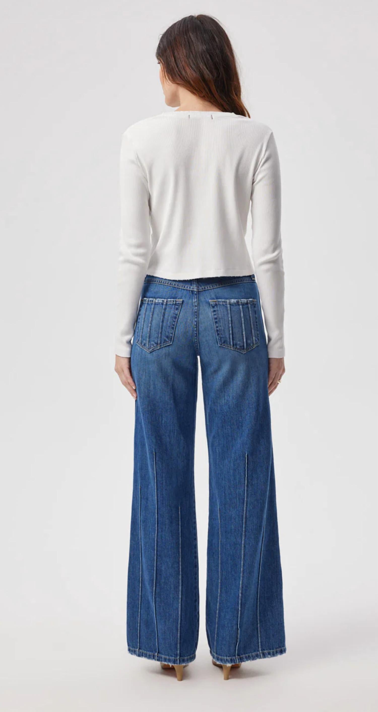 AMO Sara Trousers in delight - women's pants - alternate view