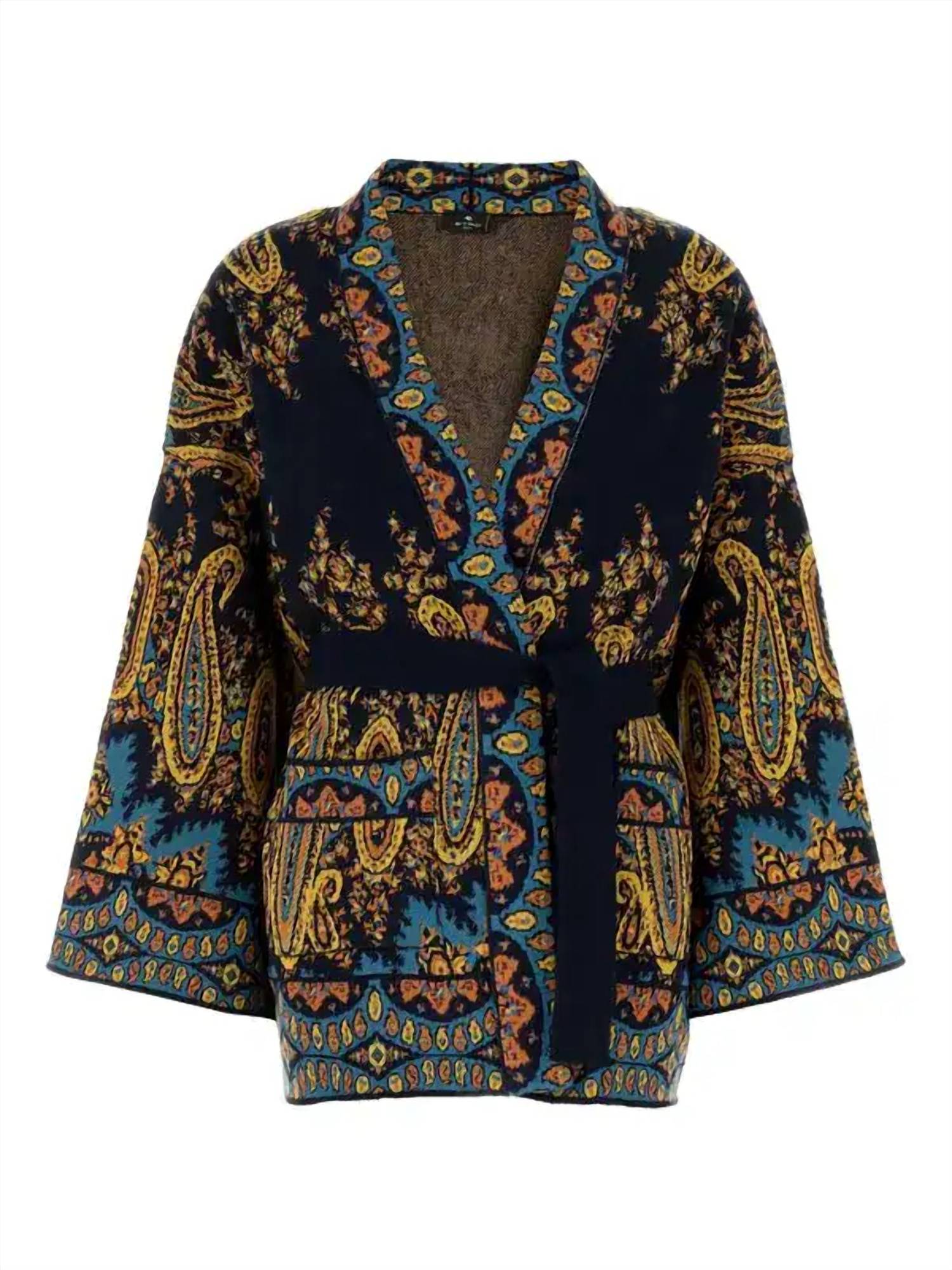 Etro - Women's Long Sleeve Paisely Cardigan