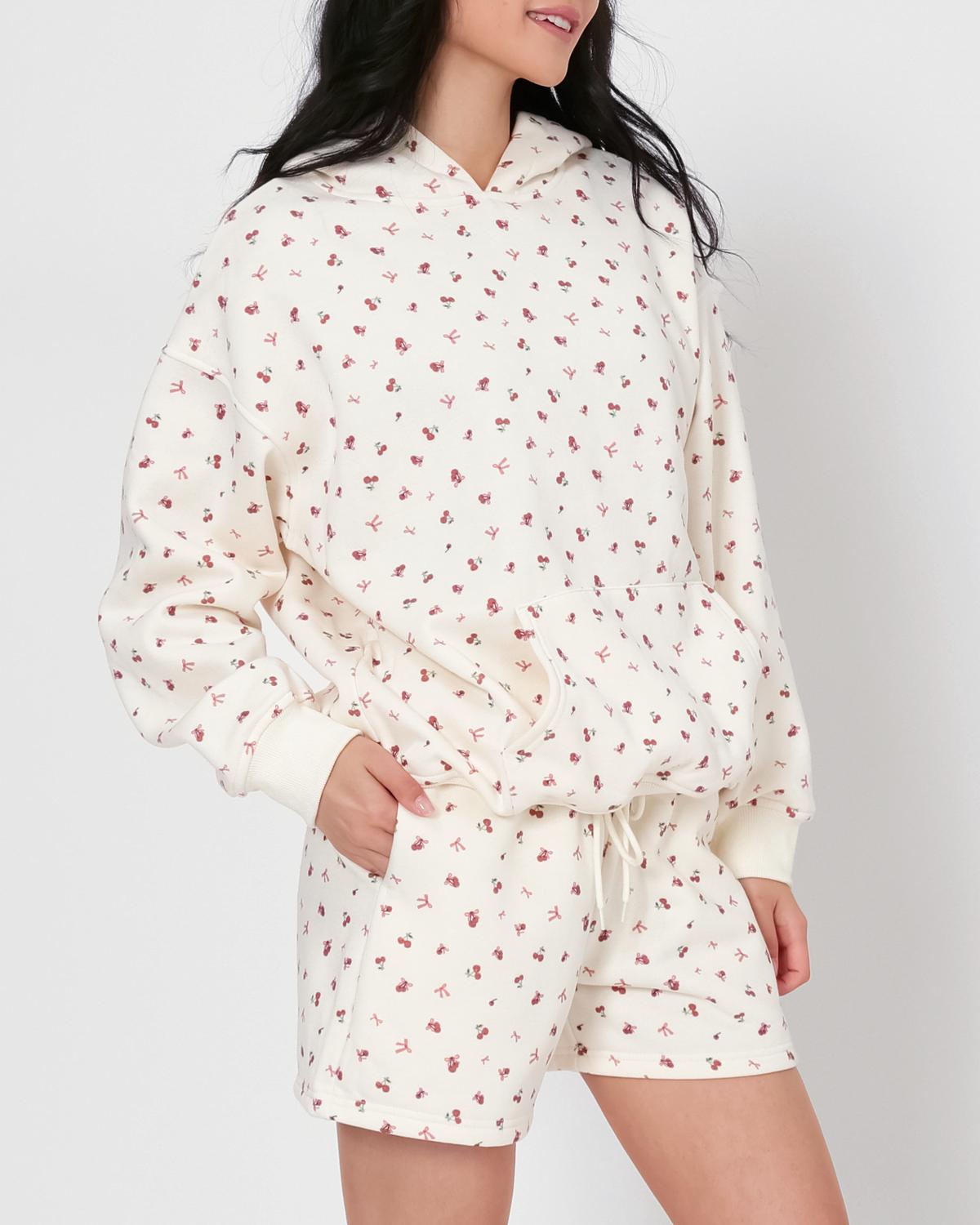Pretty Garbage - Cherry Bow Sweatshorts