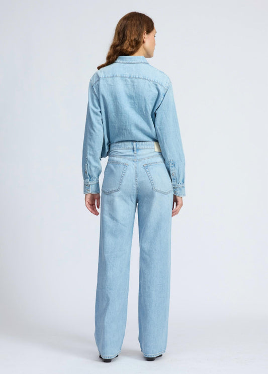 Rag & Bone - Logan Wide Leg Jeans