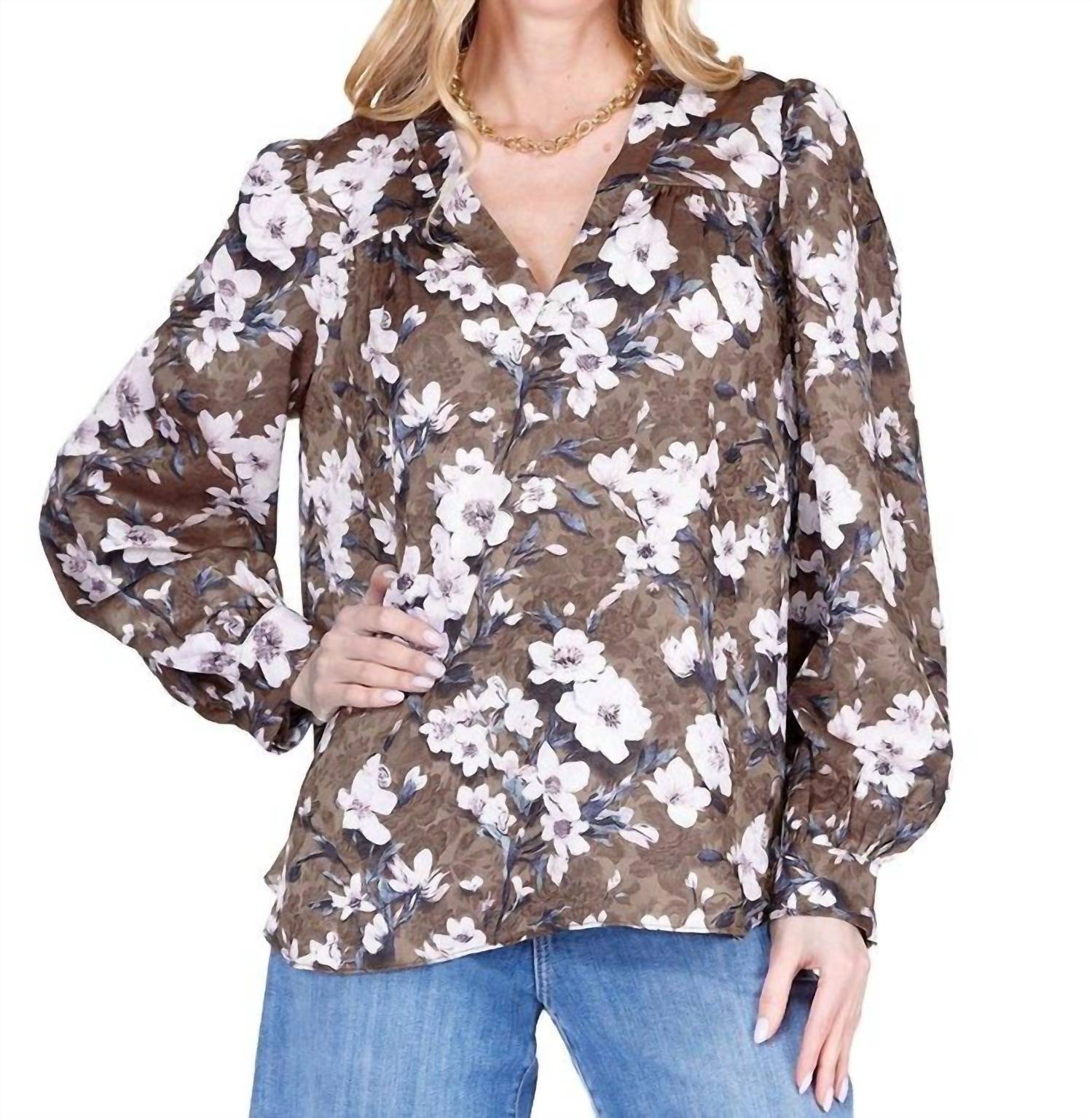 Joy Joy - Drift V Neck Top