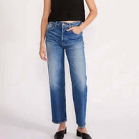 Etica - Tia Vintage Straight Crop Denim