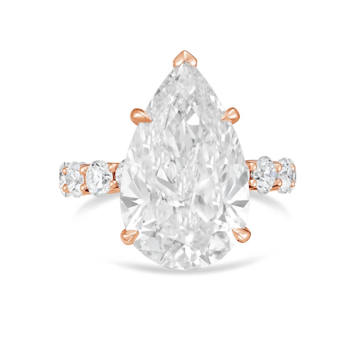 Diana M Jewels - Women's Pear & Round Lab-Grown Diamond Fashion Ring (4.00 Ct) - Signature Plus