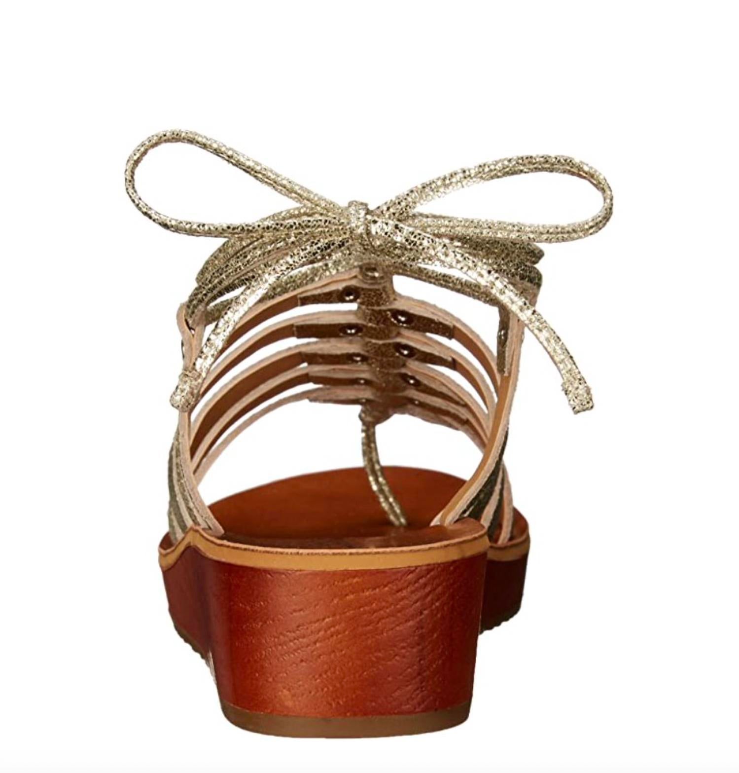 Lucky Brand - Women's Hulumi Fashion Lace Up Low Wedge Heeled Sandals