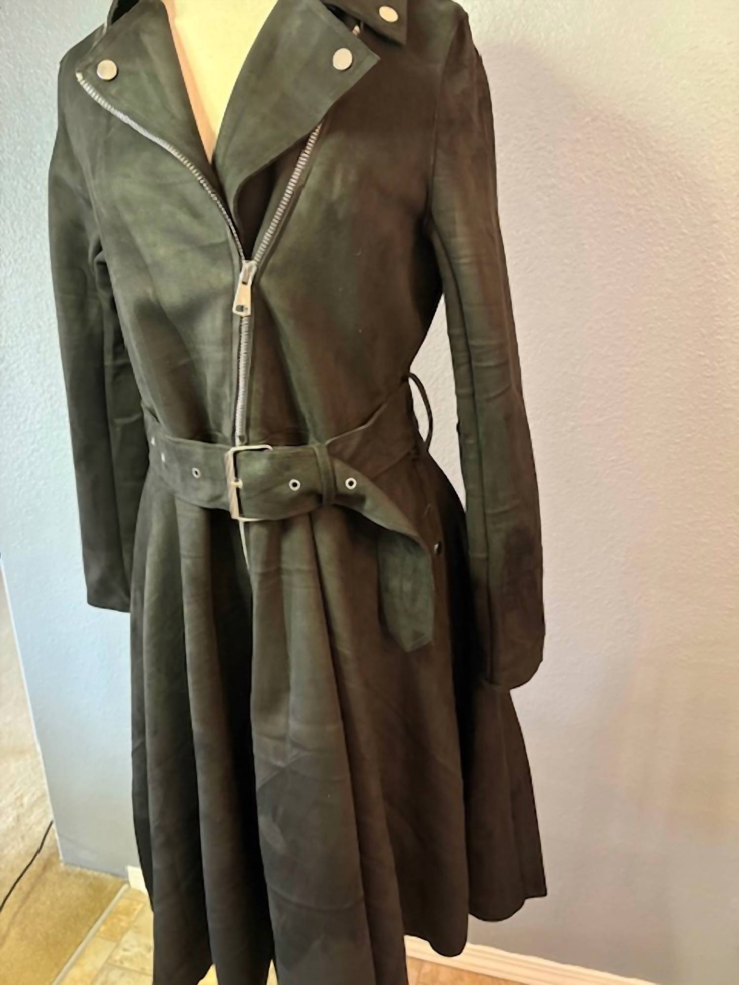 Cqbycq - Women's Long Sleeve Zipper dress
