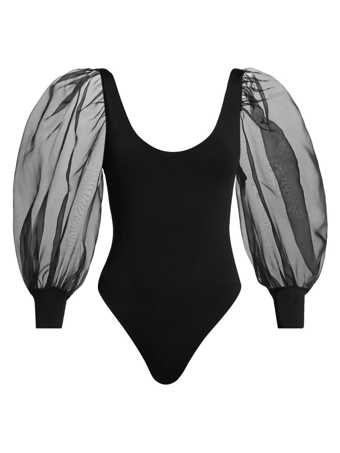 Alice + Olivia - Jillianne Scoop Puff Sleeve Bodysuit