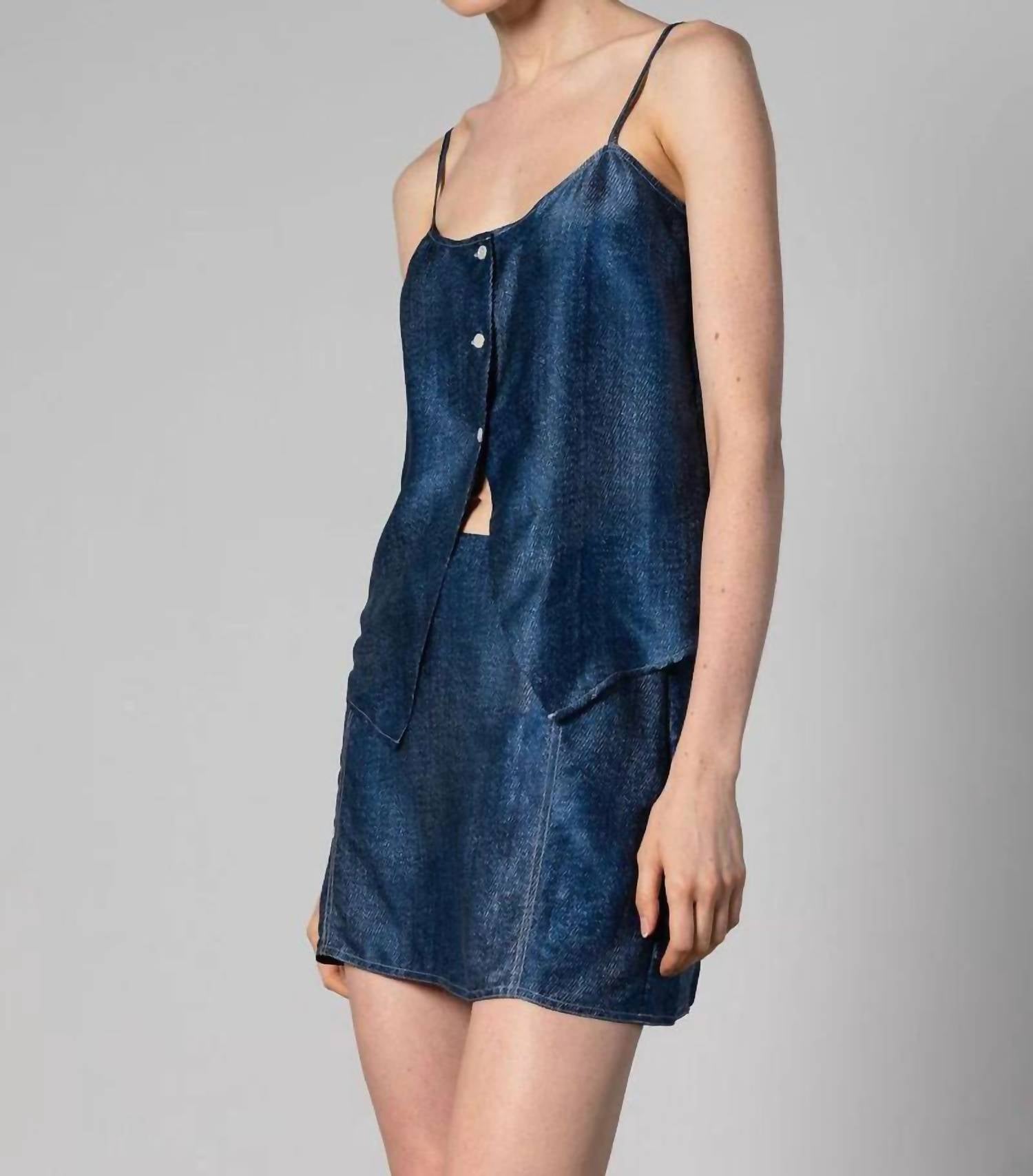 Anaphe - Cult Button Up Silk Camisole Top