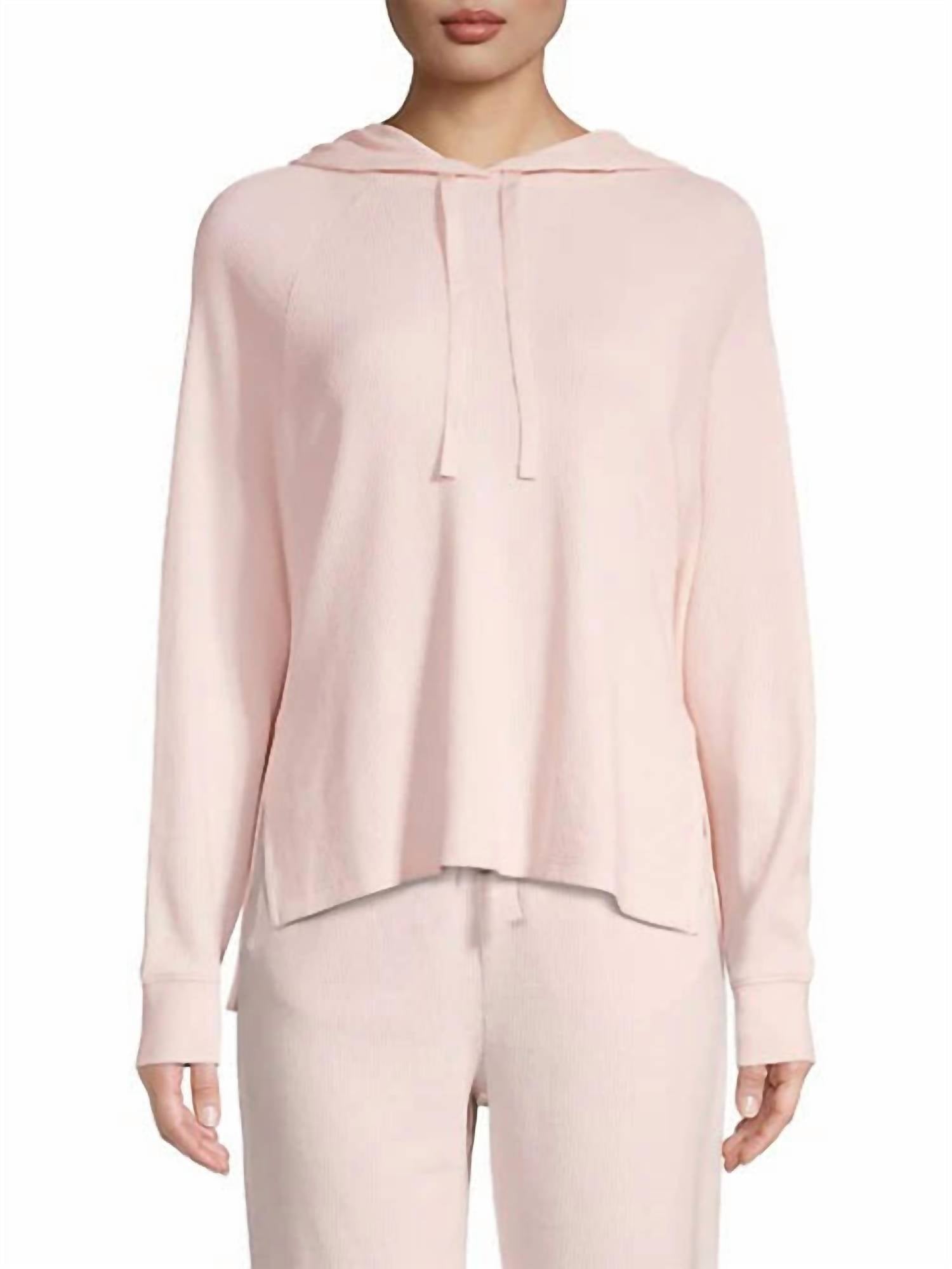 Loveshackfancy - Lisle Waffle Knit Raglan Sleeve Hoodie