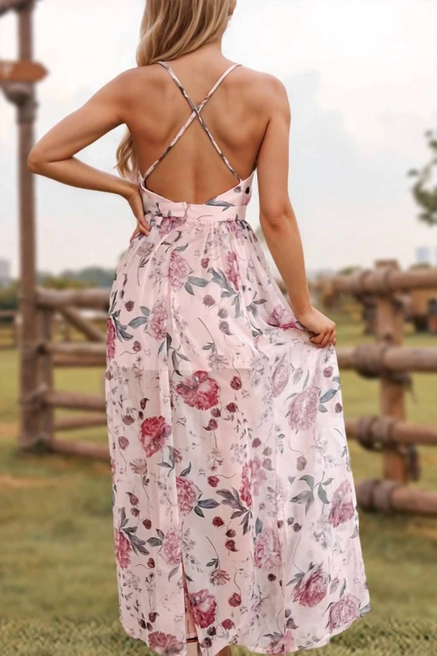 Fashionworks - Backless Maxi Dress