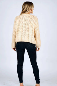 Sincerely Ours - Zelle Chunky Knit Cardigan