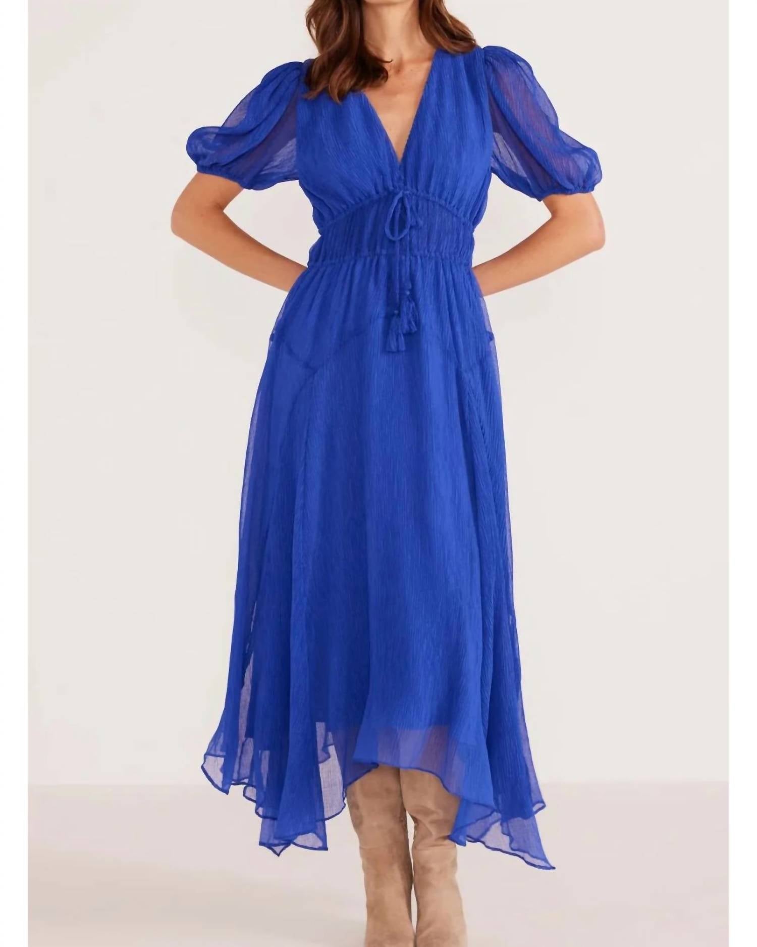 Minkpink - Lily Hanky Hem Midi Dress