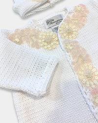 Gita - Girl's 2pc Sequence Sweater With Hat
