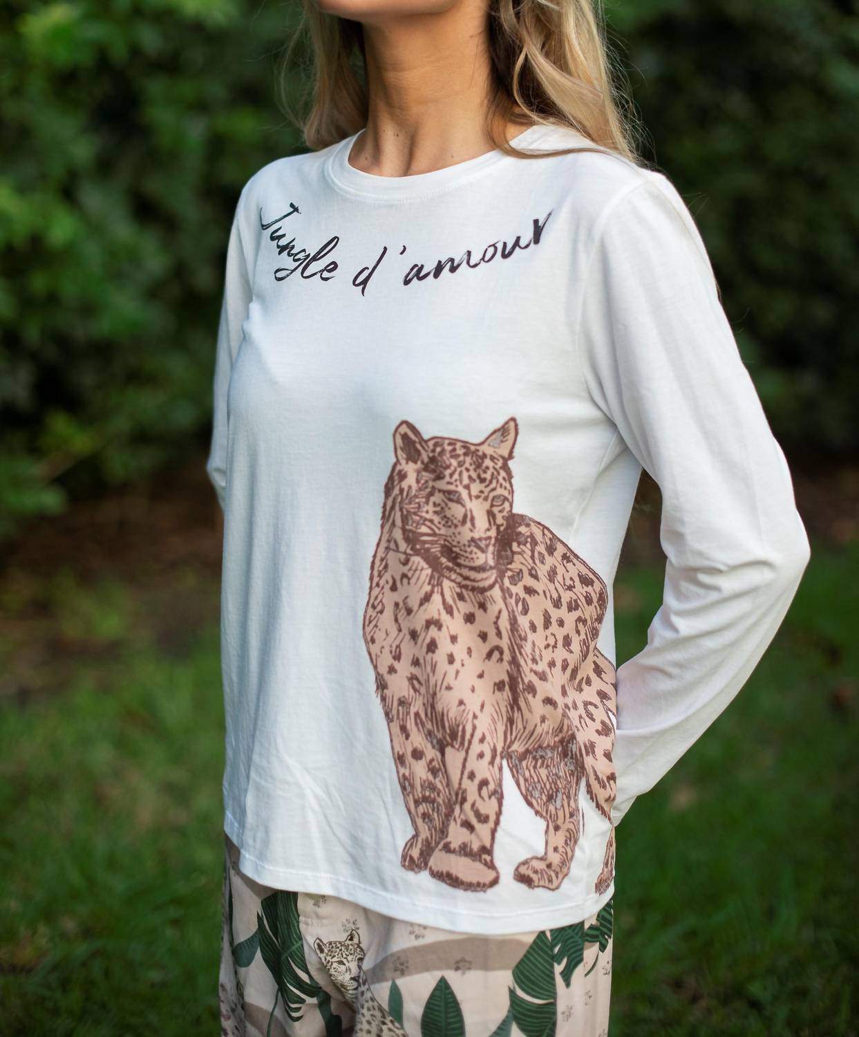 Tee Shirt in Jungle d' Amour
