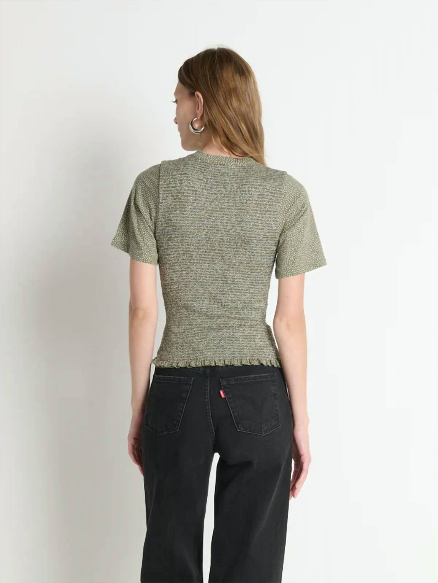 Nation Ltd - Olivia Smocked Tee