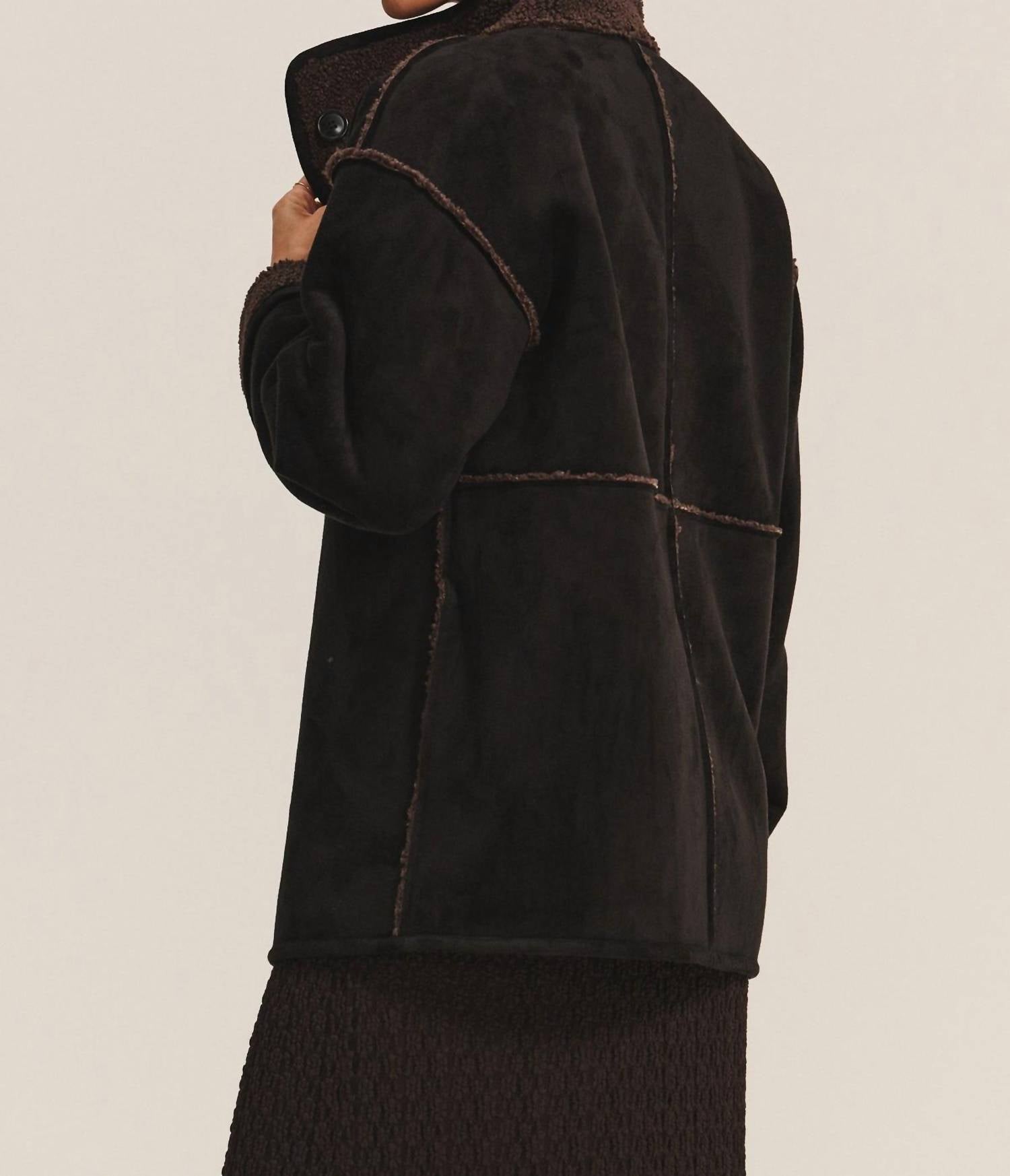 Velvet By Graham & Spencer - Shona Sherpa Reversible Jacket