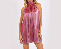 Sage The Label - Floral Glow High Neck Mini Tent Dress