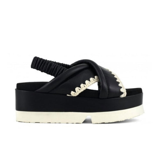 Mou - JAPANESE CRISS-CROSS PLATFORM SANDAL