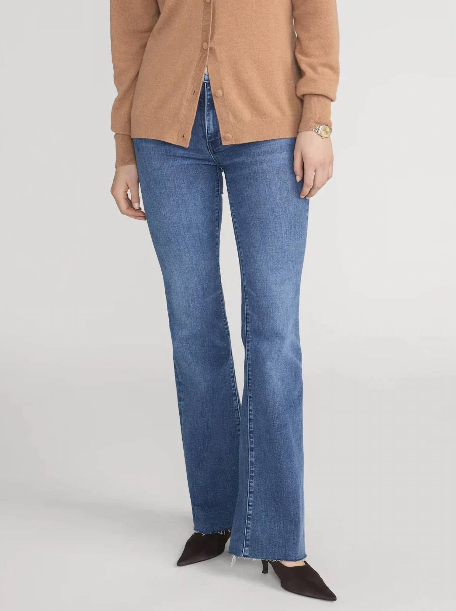 Frame - Icon Raw Hem Flare Jeans