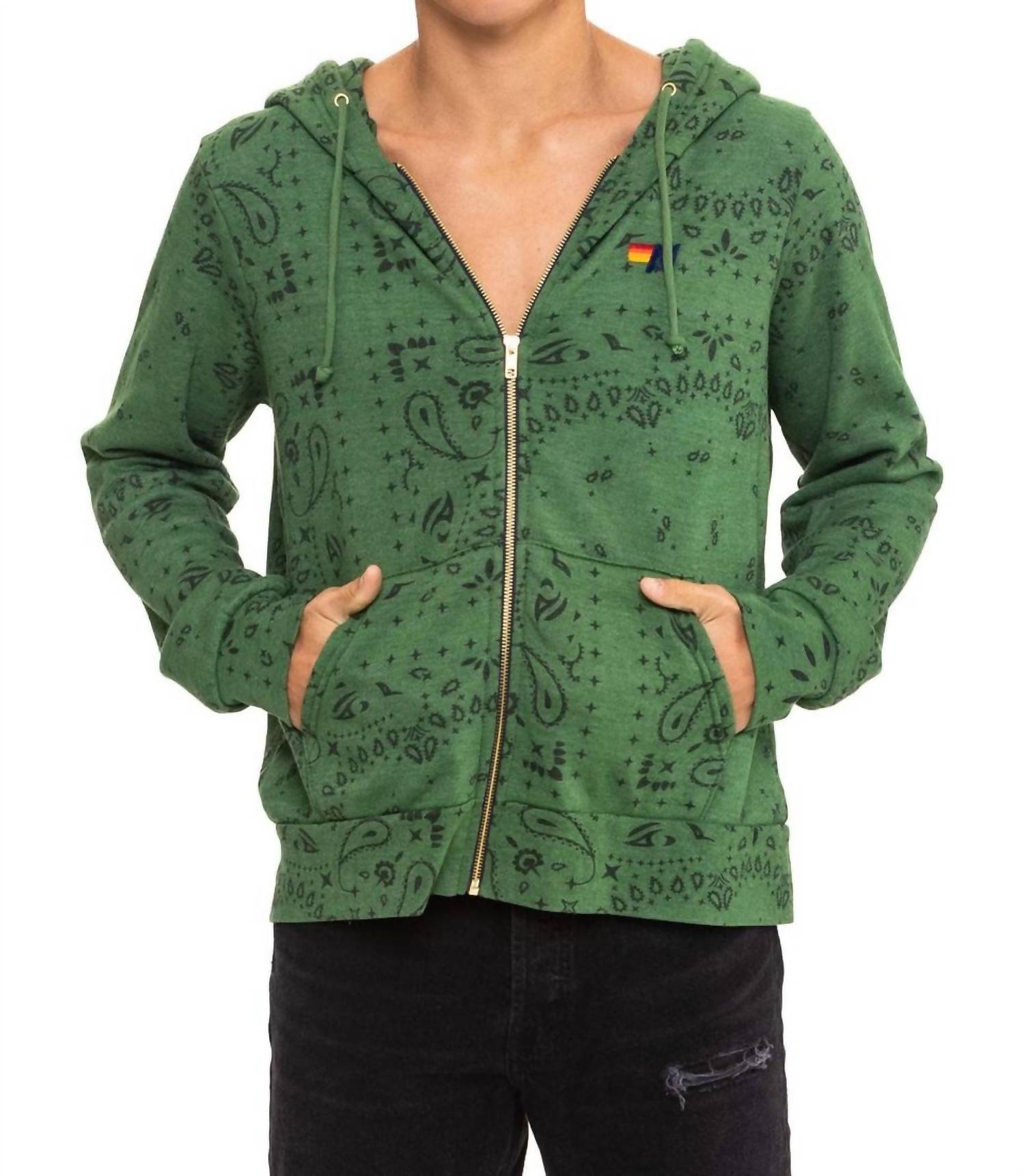 Aviator Nation - Unisex Bandana Zip Hoodie