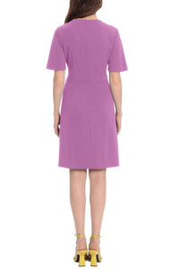 Donna Morgan - Juniper Tie Front Flutter Sleeves Dress