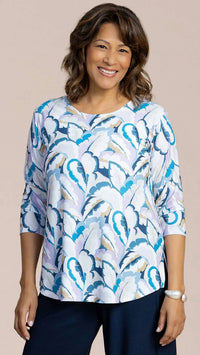 Sympli - Go To Classic T Relax 3/4 Sleeve Top