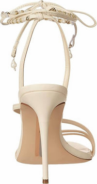 Sam Edelman - Women's Scarlette Ankle Tie Up Leather Stiletto Heeled Sandals