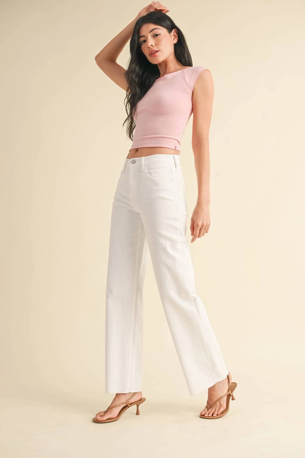 Just Black Denim - Vintage Crop Flare Jean