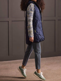 Tribal - REVERSIBLE HOODED PUFFER VEST