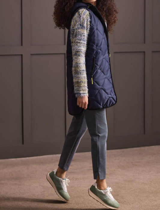 Tribal - REVERSIBLE HOODED PUFFER VEST