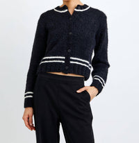 Bella Dahl - Contrast Stripe Cardigan