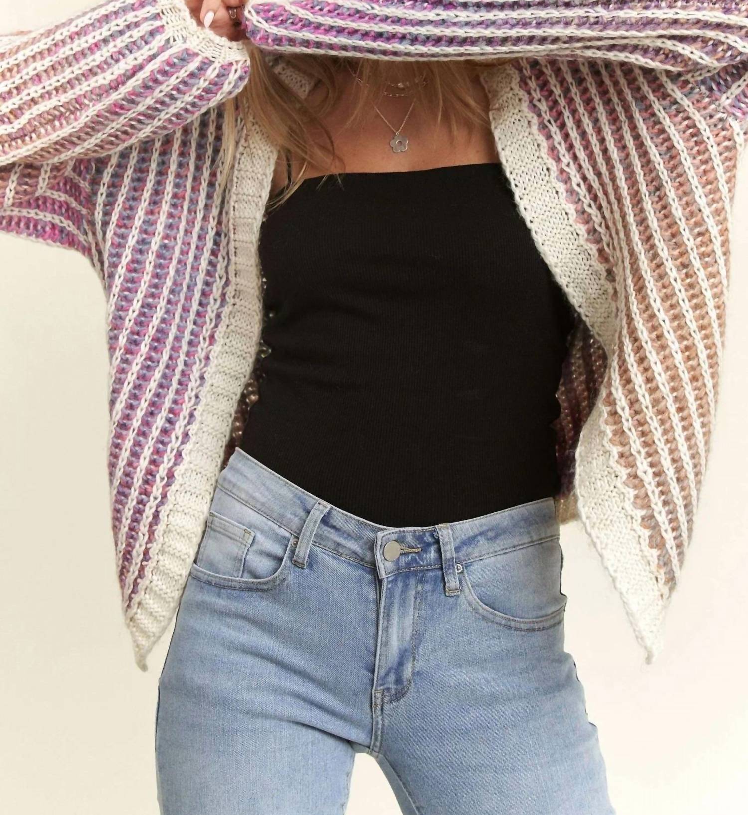 Madelyn - Ombre Sweater Cardigan