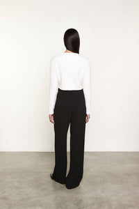 Enza Costa - POWDER CASHMERE CABLE KNITTED CARDIGAN