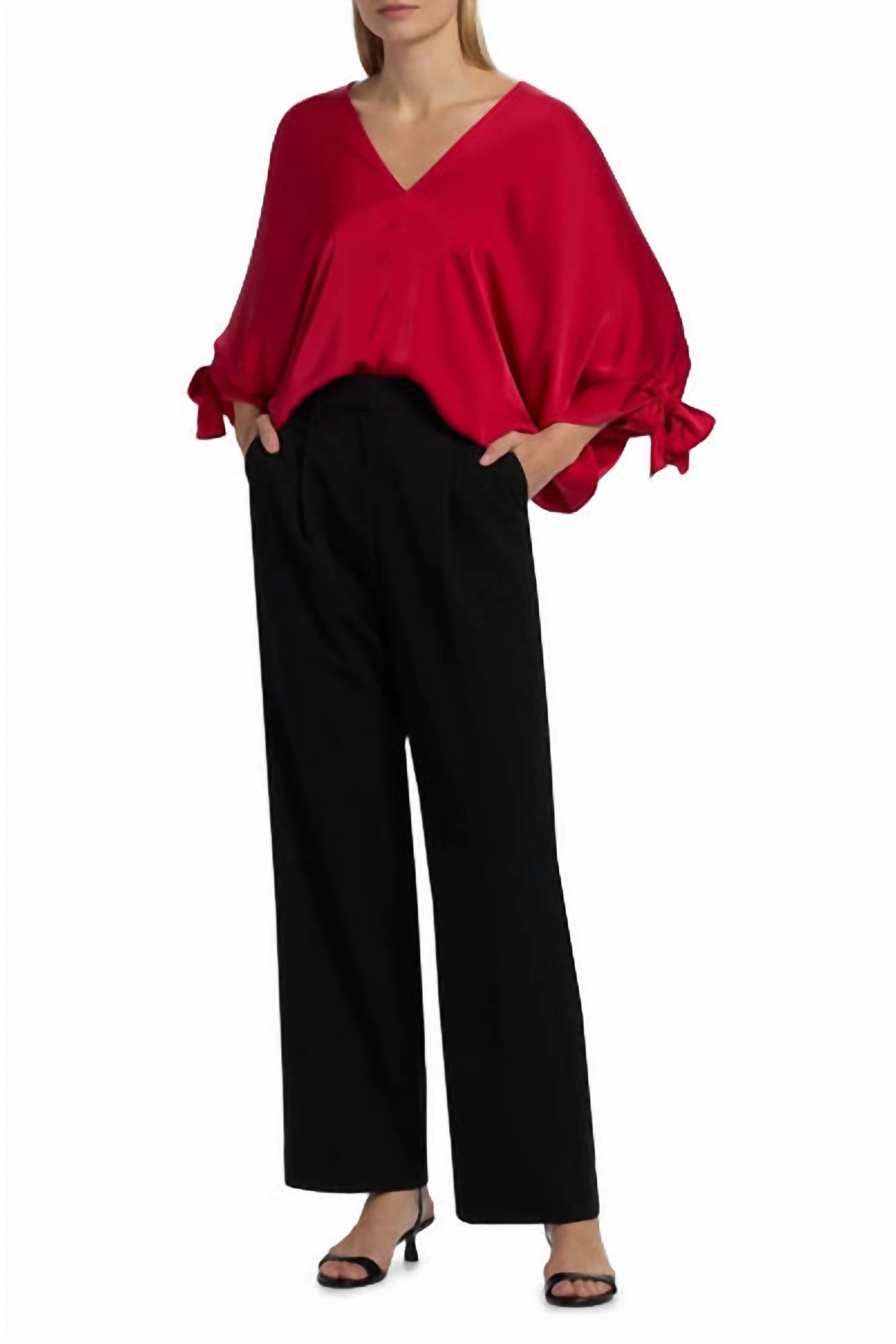 Ramy Brook - Krista Satin Blouse Top