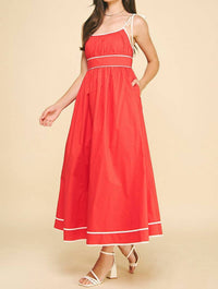 Pinch - Marlie Sporty Dress With Tie Straps