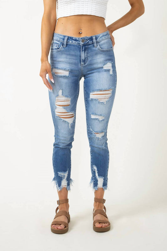 Cello - Cropped Skinny Jeans