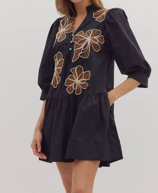 Entro - Bloom With Grace Floral Dress