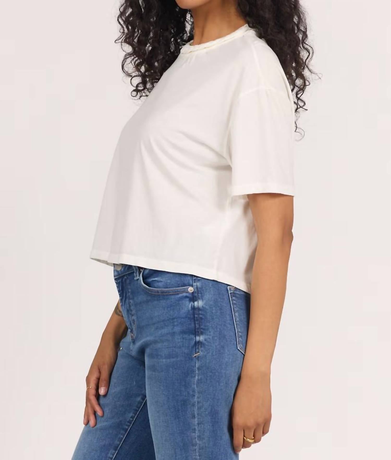 Dear John Denim - Alba Garment Dye Short Sleeve Top