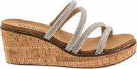 Corkys Footwear - Women's Summer Glitter Strappy Wedge Sandals