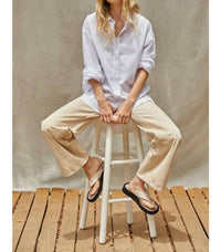 By Together - Woven Cotton Button Down Shirt