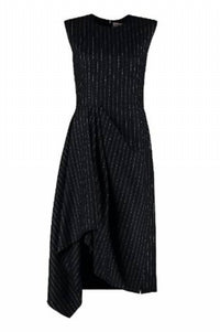 Alexander Mcqueen - Engineered Knit Flare Midi Dress