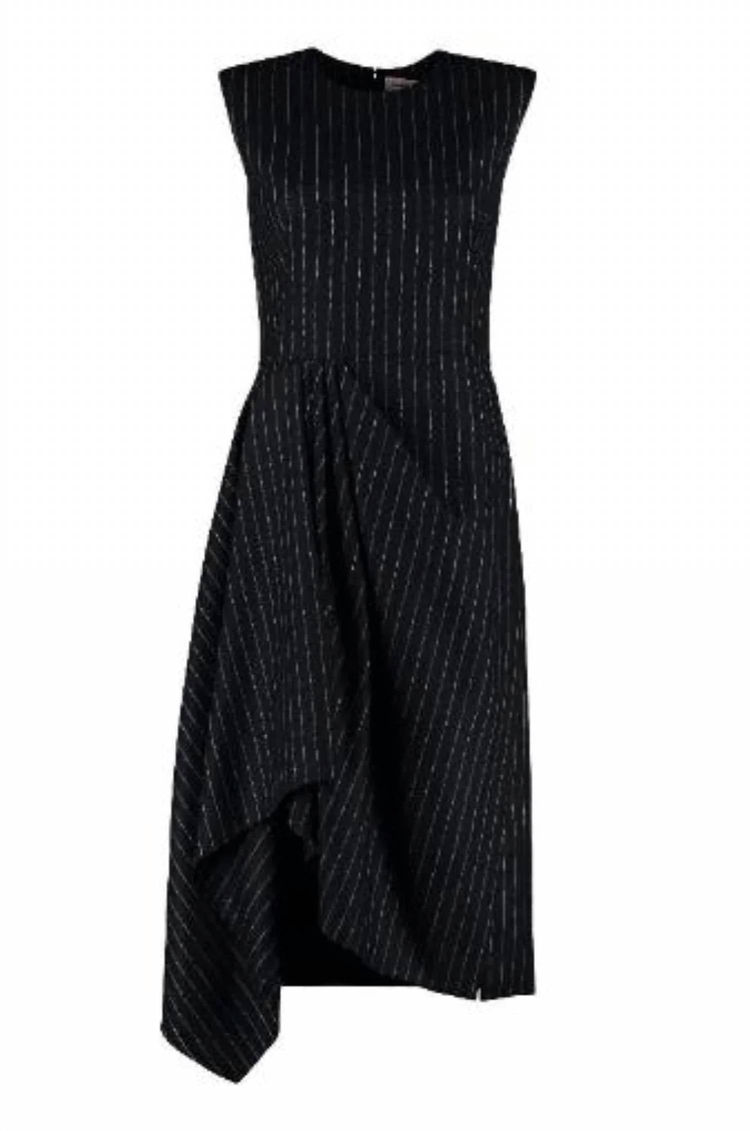 Alexander Mcqueen - Engineered Knit Flare Midi Dress
