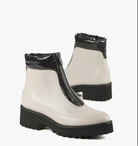 ALL BLACK Women's Zip & Puff Boots in charcoal - women's shoe - view 4
